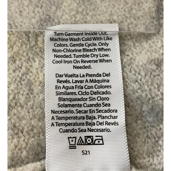 Time and Tru Womens 2XL Beige Sweater V Neck Pullover Soft Knit Long Sleeve Cozy - Picture 9 of 9